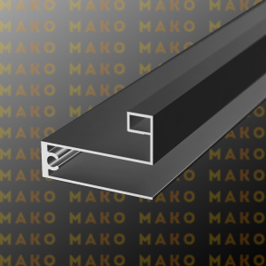 Профиль горизонтальный нижний MS223 Титан (A18)